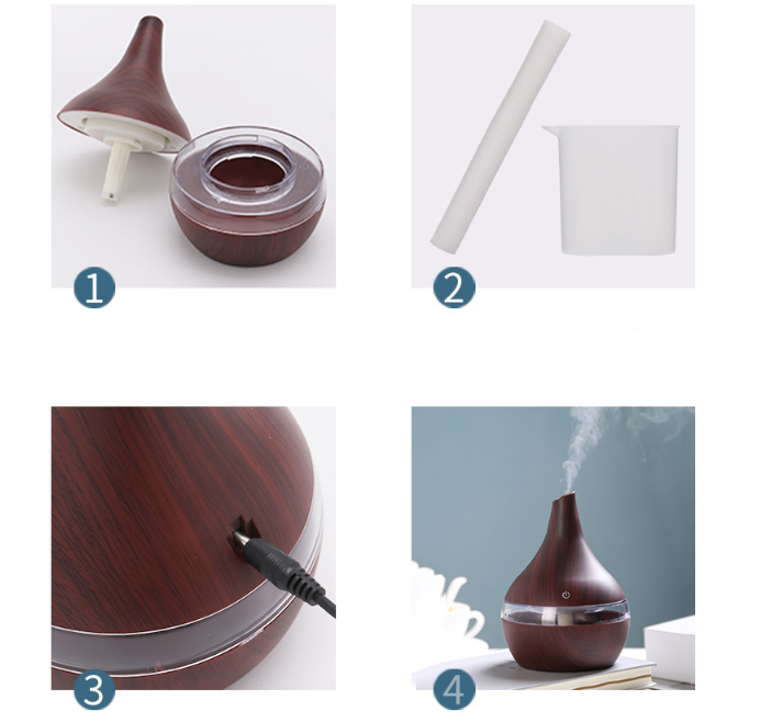 Humidificador de Madera